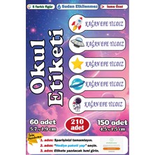 Empressco Premium Kalite Kişiye Isme Özel Isimli Defter Kalem Okul Etiketi Anaokulu Kreş Isim Etiket Seti