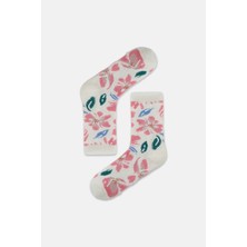 Suwen Fluffy Flower Soket Çorap