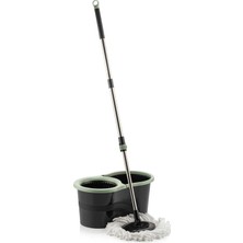 Empressco Döner Başlıklı Smart Black Jr. Mop Temizlik Seti
