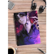 Empressco K Pop Demon Hunters Rumi Mira Zoey Jinu Anime Spiralli Defter A5 (50 Yaprak)