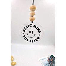 Empressco Happy Mind Happy Life Dikiz Aynası Pleksi Araba Süsü