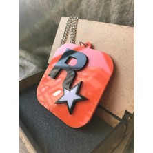Empressco Pleksi Rockstar Dikiz Ayna Süsü Aksesuar