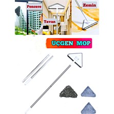 Empressco 3 Bezli Üçgen Şönil Bezli Boyu Ayarlanabilir Cam Silecek - Oluk Temizleme