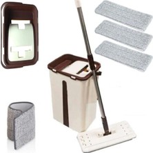 Empressco Yeni Nesil Microfiber Tablet Mop 3 Paspaslı Temizlik Seti 2 Hazne