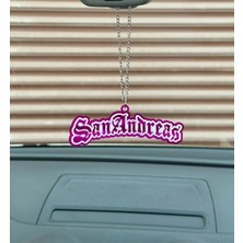 Empressco Gta San Andreas Dikiz Ayna Süsü ( Seffaf Mor Beyaz)