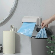Empressco 1 Adet Çöp Poşeti Haznesi Çöp Poşeti Düzenleyici Aparat Yapışkanlı Çöp Poşeti Aparatı 1 Adet
