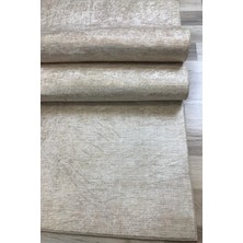 Aymira Home Baskı Dört Mevsim Kaymaz Yıkanabilir Kesme Koridor Mutfak ve Oda Kesme Yolluk Halı Eco Krem