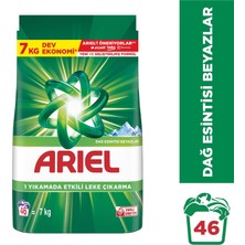 Ariel Dağ Esintisi Beyazlar Toz Çamaşır Deterjanı 7 KG 46 Yıkama