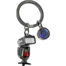 Metalmorphose El Feneri Anahtarlık MTM413-01 - Parlak Kurşun Rengi