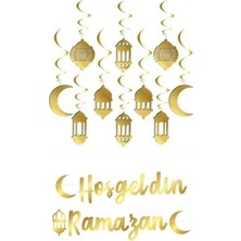 Empressco Hoşgeldin Ramazan Yazısı ve Ramazan Fener Banner Set Ramazan Süslemeleri