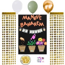 Empressco 3 Aylar Süsleme Ramazan Süsleri LED Işılı Perdeli Set 13 Balonlu-