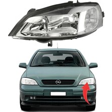Wisco Opel Astra G 98 ve Sonrası Uyumlu Far Sol 1216157
