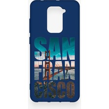 Vip Case Redmi Note 9 Uyumlu San Francisco Desenli Silikon Kılıf