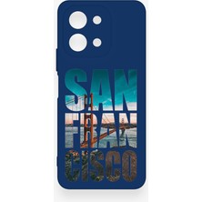 Vip Case Vivo Y28 Uyumlu San Francisco Desenli Silikon Kılıf