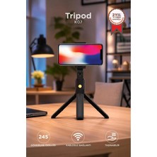 Empressco Tripod Kumandalı Mini Kablosuz Selfie Çubuğu K07 Siyah