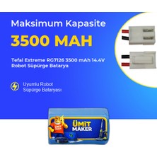 Ümit Maker Tefal Extreme RG7126 3500 Mah 14.4V Robot Süpürge Batarya