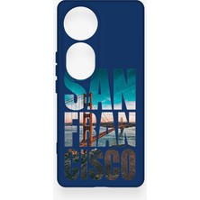 Vip Case Vivo V40 Uyumlu San Francisco Desenli Silikon Kılıf
