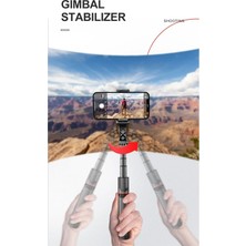 Empressco 70 cm Bluetooth Kumandalı Gimbal, Telefon Sabitleyici Selfie Çubuğu, Katlanabilir Taşınabilir Tripod