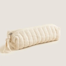 Empressco Shimma Çok Amaçlı Kumaş Çanta 22X9 cm Natural