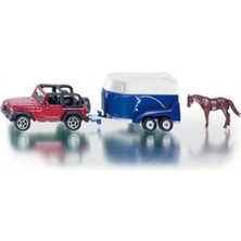 Siku Jeep With Horse Trailer 1651
