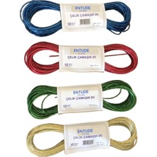 Empressco Çamaşır Ipi Çelik 10 Metre 3 Adet - Dayanıklı ve Uzun Ömürlü Kullanım