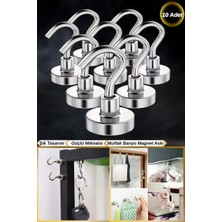 Empressco 10 Adet Güçü Manyetik | Çok Amaçlı | Mutfak Banyo Magnet Askı