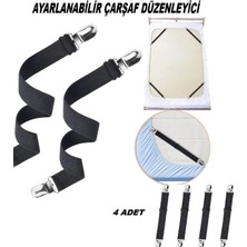 Empressco Ayarlanabilir Çarşaf Düzenleyici Lastik , Çarşaf Düzenleyici Kayışları, Çarşaf ve Örtü Tutucuları