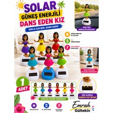 Emrah Gültekin Solar Güneş Enerjili Dans Eden Kız Işıkla Çalışan Sallanan Dekoratif Oyuncak 1 Adet