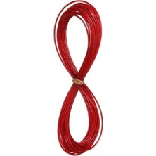 Empressco 10 Metre Çelik Çamaşır Ipi, Çok Amaçlı Çelik Ip 1 Adet Kırmızı