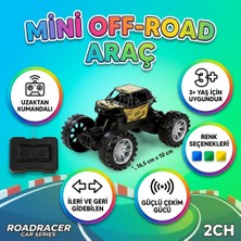 Shoplandu Uzaktan Kumandalı Off-Road Mini Jeep Araba Yarım Fonksiyon Mavi Yeşil Sarı