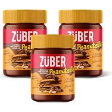 Züber Peanutzilla Kakaolu Yer Fıstığı Kreması 315g x 3 Adet