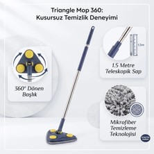 jantistore Triclean Pro Mikrofiber Üçgen Akıllı Mop