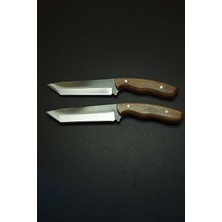 Depo Trend Depotrend Tanto Profil Doğal Ahşap Kabzalı Kamp ve Bushcraft Bıçağı