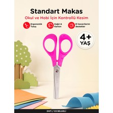 Let's Çocuk Makası – Standart Okul Makası Pembe