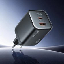 Mcdodo CH-8590 Ygs 65W Dijital Ekranlı Usb-A ve Type-C Hızlı Şarj Adaptörü
