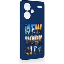 Vip Case Redmi Note 13 Pro Plus Uyumlu New York City Desenli Silikon Kılıf