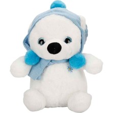 Budi Peluş Şapkalı Kutup Ayısı 30 Cm.