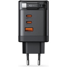 Mcdodo CH-8470 Freego 100W Geri Çekilebilir Kablolu 3C1A Gan Şarj Adaptörü