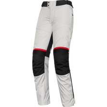 Scoyco P122 Beyaz Motosiklet Pantolonu 4 Mevsim Korumalı Maxdura 600-D Kumaş Motorcu Pantolon