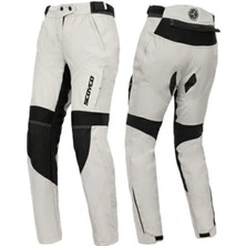 Scoyco P122W Beyaz Kadın Motosiklet Pantolonu 4 Mevsim Korumalı Maxdura 600-D Kumaş Women Motorcu Pantolon