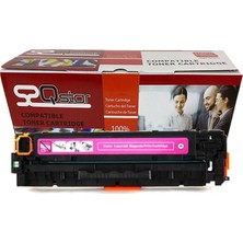 Qstar HP 125a Cb543a 323a 213aN KIRMIZI MUADİL TONER Cp1215 Cp1217 Cp1515 Cp1518 Cm1312
