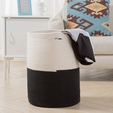 Empressco Çok Amaçlı, 40-36 Büyük Boy, Yanları Saplı, Sepet, Jüt, Hasır, Dokuma Sepet, Düzenleyici