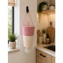 Empressco Poşetlik Dekoratif Kapaklı Organizer Sepet 30X20 cm