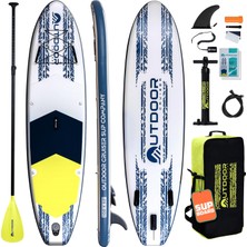 Outdoor PD03 Şişme Sup Board  280X81X15 Cm– 150 kg Taşıma Kapasiteli Profesyonel Stand Up Paddle Board Seti – Deniz, Göl ve Yoga Kullanımına Uygun Paddle Board