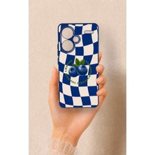 Vip Case Redmi Note 13 Pro Plus Uyumlu Yaban Mersini Desenli Silikon Kılıf