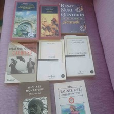 KİTAP 8 Adet Klasik Kitap Seti.               Resimde Türk ve Dünya Edebiyatından Seçme Eserler Yer Almaktadır. Aciklamayi Okuyunuz