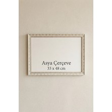 Asya Çerçeve 33 x 48 cm Istanbul Serisi Işlemeli Camlı Oda Mutfak Salon Koridor Avukat Ruhsatnamesi Poster ve Resim Çerçevesi
