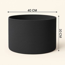 Empressco Amaterasu Halat Sepet – 40X30 cm – Dekoratif & Çok Amaçlı Organizer Kendinden Saplı, Çocuk O. Salon