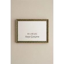 Asya Çerçeve 30 x 40 cm Londra Model Antik Desenli Camlı Oda Mutfak Salon Koridor Poster ve Resim Çerçevesi