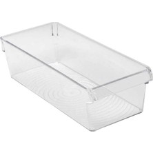 Empressco Buzdolabı Düzenleyici Dolap Içi Organizer Raf 360*150*100 mm - Şeffaf